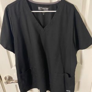 *2 TOPS* Black Grey’s Anatomy Scrub Tops